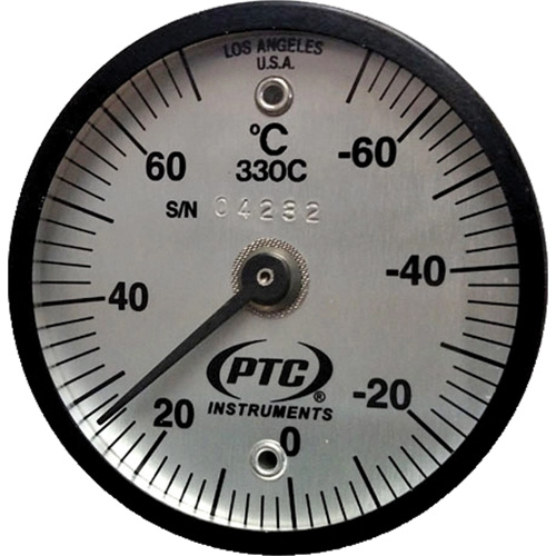 Magnetic Surface Thermometer, Contact, Analogue, -56.7-21.1°F (-70-70°C) Cam Industrial