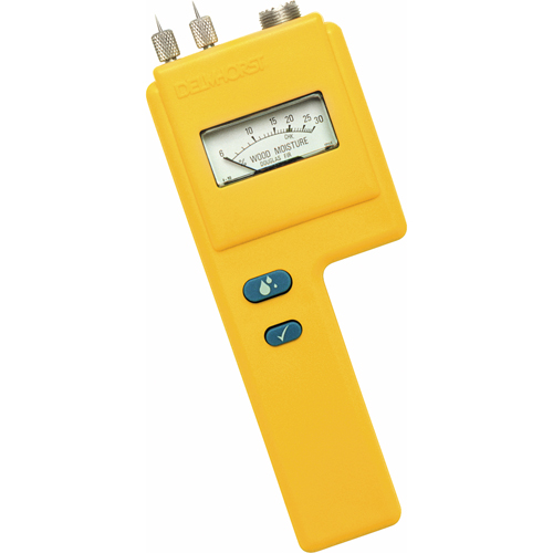 Wood Moisture Meters - Analog Display, 6 - 30% Moisture Range Cam Industrial