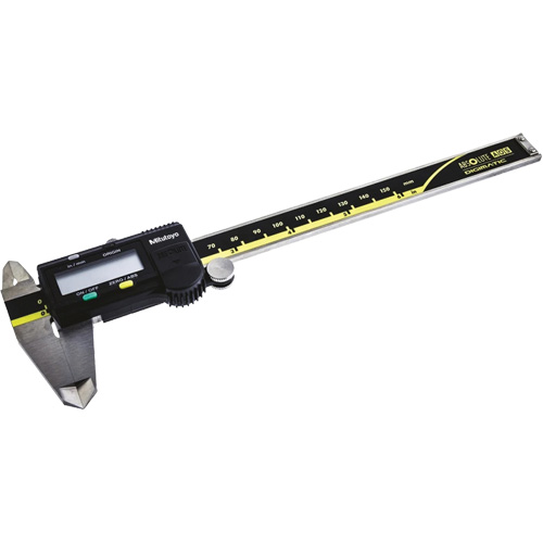 ABS Digimatic Caliper, 0.0005" (0.01 mm) Resolution, 0" - 6" (0 mm - 152 mm) Range Cam Industrial