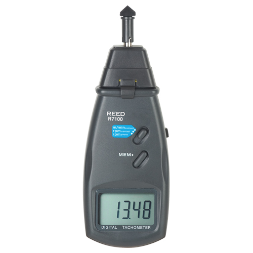 Tachometer with Calibration Certificate, Contact Cam Industrial