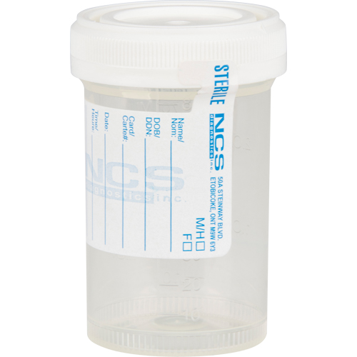 Contenant st&eacute;rile de 90ml, Transparent Cam Industrial