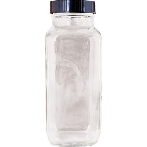 Bouteille, Carr&eacute;e, 8 fl. Oz., Verre Cam Industrial