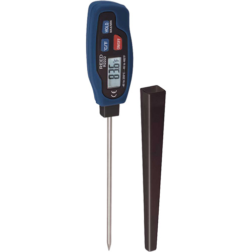 Thermom&egrave;tre &agrave; tige REED R2222, Contact, Num&eacute;rique, -40-482°F (-40-250°C) Cam Industrial
