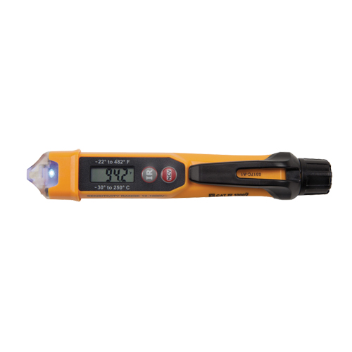 Non-Contact Voltage Tester with Infrared Thermometer Cam Industrial
