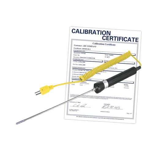 Air/Gas Thermocouple Probe (includes ISO Certificate), 900 °C (1652°F) Max. Temp. Cam Industrial