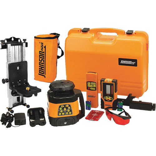 Red Beam Self-Leveling Horizontal & Vertical Rotary Laser, 200' (60 m), 635 Nm Cam Industrial