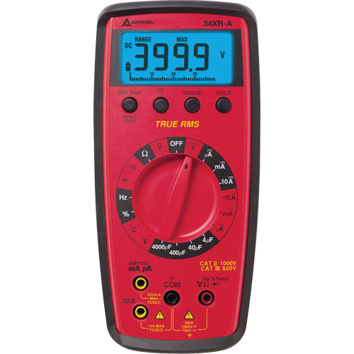 34XR-A Digital Multimeter, AC/DC Voltage, AC/DC Current Cam Industrial