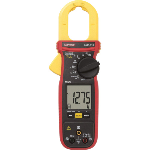 AMP-310 Motor Maintenance TRMS Clamp Meter, AC/DC Voltage, AC Current Cam Industrial