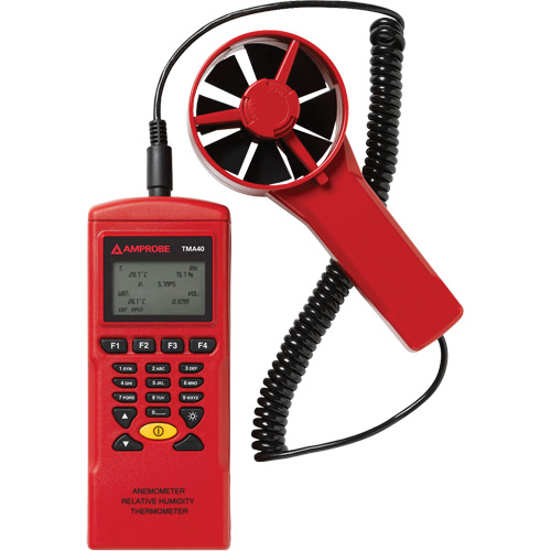 An&eacute;mom&egrave;tre TMA40-A, Enregistrement des donn&eacute;es, Gamme de v&eacute;locit&eacute; d'air de 0,4 - 32 m/sec Cam Industrial