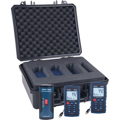 Trousse de dosim&egrave;tre de bruit, Gamme de mesure 35 - 130 dB Cam Industrial