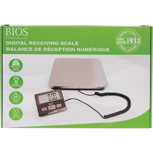 Balance de r&eacute;ception num&eacute;rique, Capacit&eacute; 220 lb, Graduations 1 lb Cam Industrial