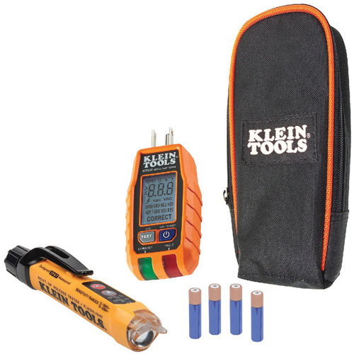 Premium Non-Contact Voltage and GFCI Receptacle Electrical Test Kit Cam Industrial