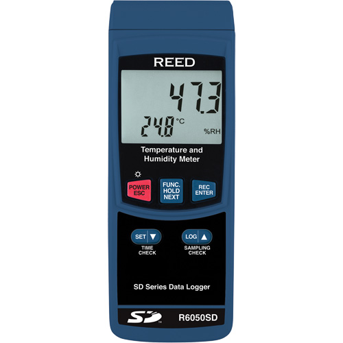 Data Logging Thermo-Hygrometer with NIST Certificate, 5% - 95% RH, 32° - 122° F ( 0° - 50°C ) Cam Industrial