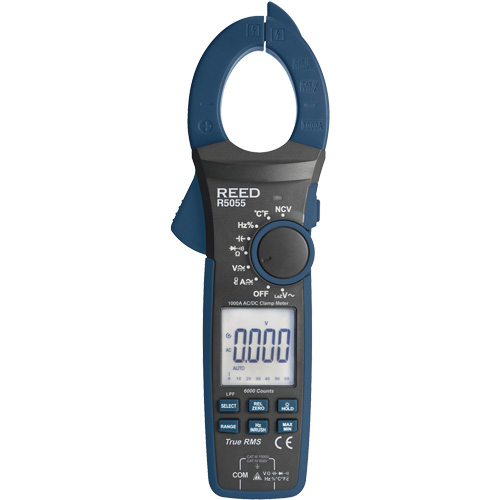 True RMS Digital Clamp Meter with ISO Certificate, AC/DC Voltage, AC/DC Current Cam Industrial