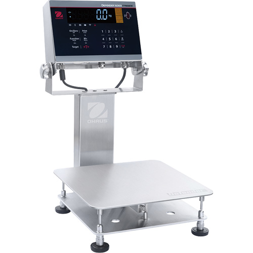 Balance d&eacute;tabli lavable 6000 Defender, Capacit&eacute; de 25 lb, 11-4/5" lo x 11-4/5" la Cam Industrial