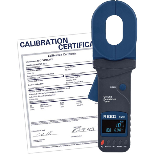 Clamp-On Ground Resistance Tester with ISO Certificate Cam Industrial