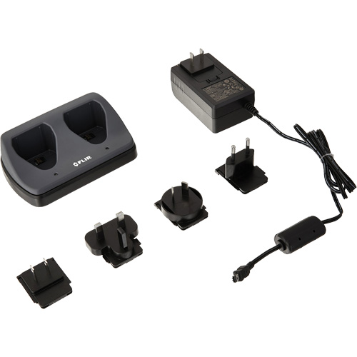 2-Bay Battery Charger for T6xx & T1K Series Cam Industrial