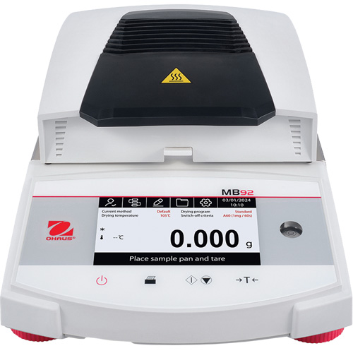 Analyseur d'humidit&eacute; par chauffage de la fibre de carbone MB92 Cam Industrial