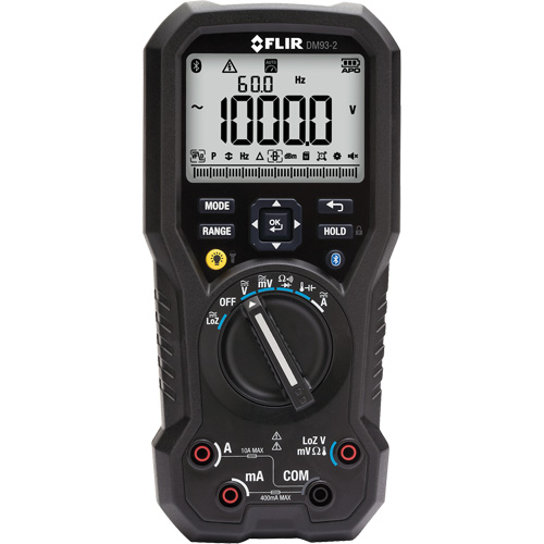 Industrial Digital Multimeter with METERLiNK&reg;, AC/DC Voltage, AC/DC Current Cam Industrial