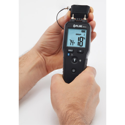Pin Moisture Meter with Bluetooth&reg;, 1 - 99% Moisture Range Cam Industrial