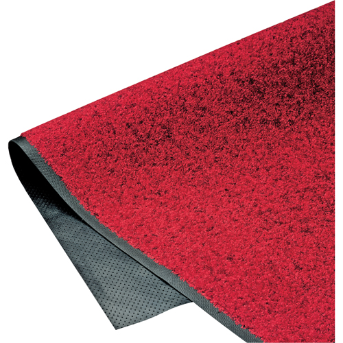 Tapis ColorStar, Essuie-pieds, 4' x 6' x 3/8", Rouge/noir Cam Industrial