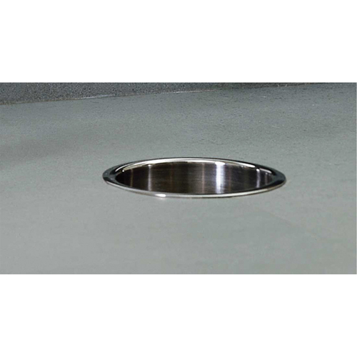 Countertop Mounted Circular Waste Chute Cam Industrial