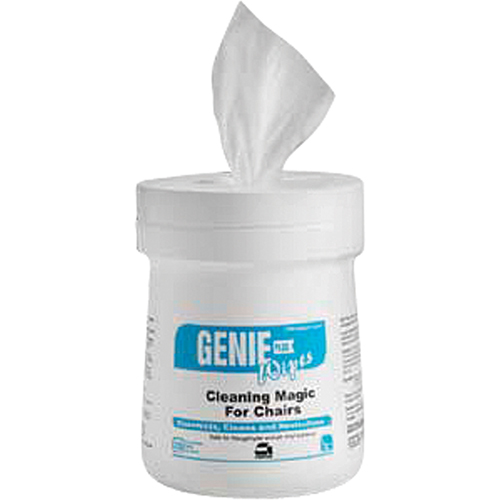 Cleaners & Disinfectants - Genie Plus Chair Cleaner, 7" x 6", 160 Count Cam Industrial