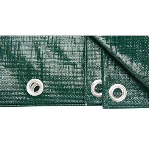 B&acirc;che, Robuste, Vert, 8' x 6' x 9 mils Cam Industrial