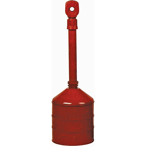 Cendriers robustes, Sur pied, Acier, Capacit&eacute; 5 gal. US, Hauteur 38-1/2" Cam Industrial