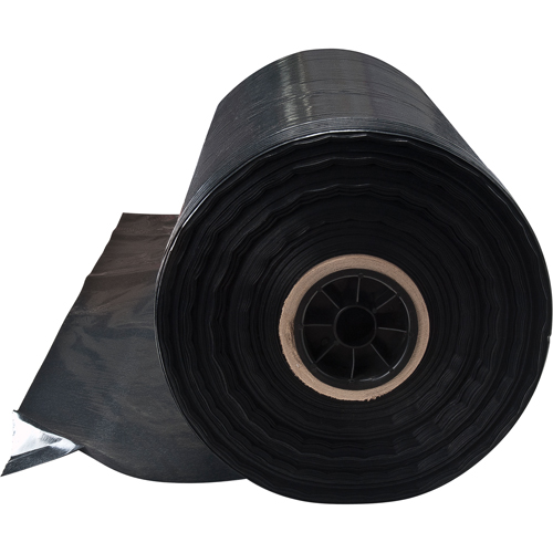 Garbage Bags, 3X Strong, 35" W x 49" L, 3 mils, Black Cam Industrial