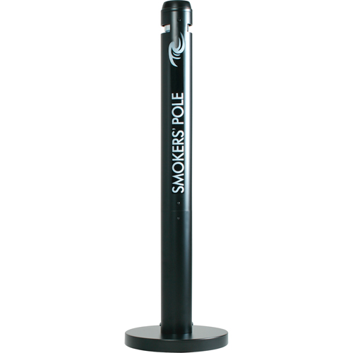 Cendriers Smokers' Pole, Sur pied, Aluminium, Hauteur 41" Cam Industrial