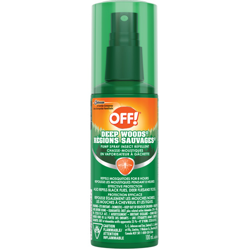 OFF! Deep Woods&reg; Insect Repellent, 25% DEET, Spray, 100 ml Cam Industrial