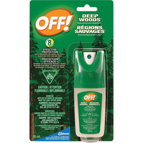 OFF! Deep Woods&reg; Insect Repellent, 25% DEET, Spray, 30 ml Cam Industrial