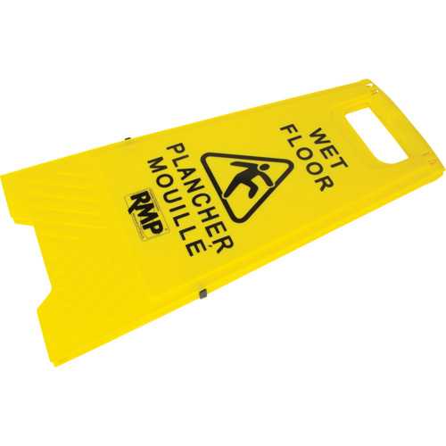 Safety Wet Floor Sign, Bilingual with Pictogram Cam Industrial