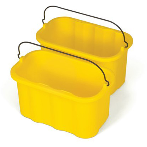 Seau porte-accessoires Executive Series, Capacit&eacute; de 2.5 gal. US (10 pintes), Jaune Cam Industrial