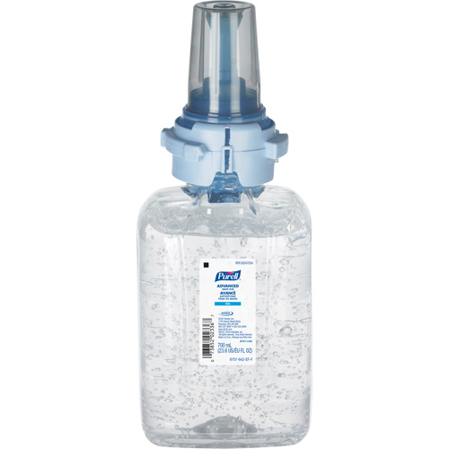 D&eacute;sinfectant avanc&eacute; pour les mains pour distributeur ADX-7 de GOJO, 700 ml, Recharge, 70 % alcool Cam Industrial
