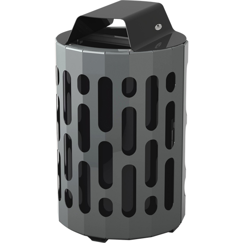 2020 Stingray Waste Receptacles, Metal, 42 US gal. Cam Industrial
