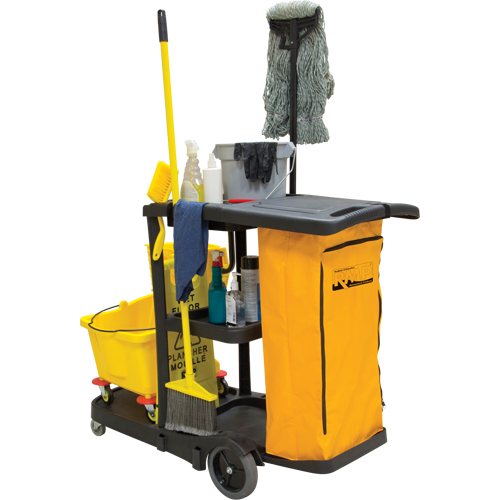 Janitor Cleaning Cart Cam Industrial
