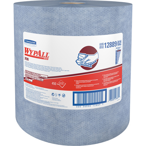 Essuie-tout X90 jumbo en rouleau, Robuste, 12-1/5" lo x 12-2/5" la Cam Industrial