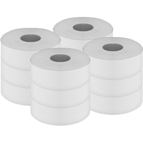Pro Select Toilet Paper, Jumbo Roll, 2 Ply, 500' Length, White Cam Industrial