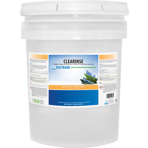 Clearinse Foam Cleaner and Degreaser, 20 L, Pail Cam Industrial
