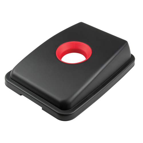 Classification des d&eacute;chets - couvercle, Couvercle ouvert, Plastique, Convient aux contenants  Cam Industrial