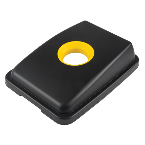 Waste Classification - Lid, Open Lid, Plastic, Fits Container Size: 17-1/4" x 12-1/2" Cam Industrial