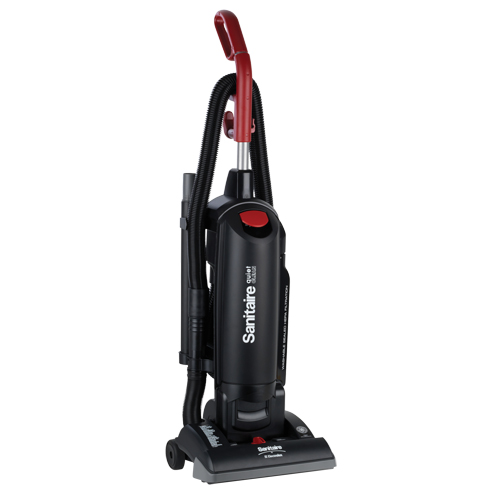 QuietClean Commercial Upright Vacuum , 135 CFM, 4.5 Quarts Cam Industrial