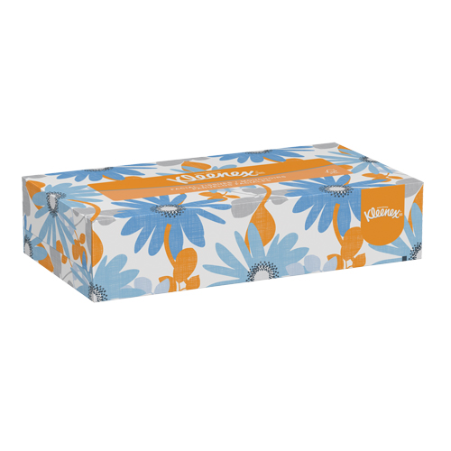 Papier-mouchoir Kleenex, 2 pli, 8" lo x 8-1/2" la, 125 feuilles/boîte Cam Industrial