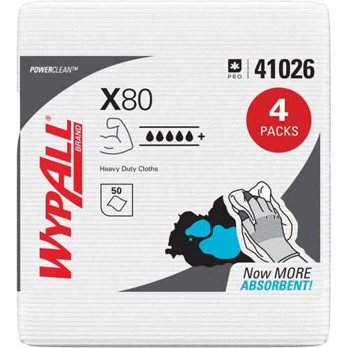 X80 Wipers, Heavy-Duty, 12-1/2" L x 12" W Cam Industrial