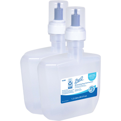 Scott&reg; Pro Moisturizing Foam Hand Sanitizer, 1200 ml, Cartridge Refill, 62% Alcohol Cam Industrial