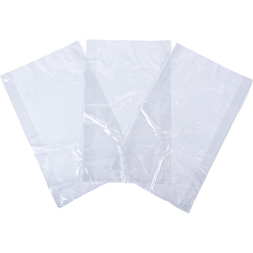 Poly Bags, Open Top, 8" x 3-1/2", 1 mils Cam Industrial