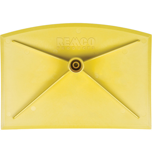 Food Hygiene Scraper, Yellow, 8" W x 11-1/4" L Cam Industrial