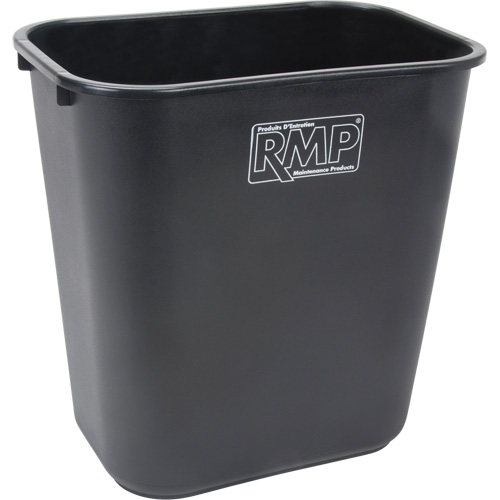 Deskside Wastebasket, 28 Quarts, Polyethylene Cam Industrial